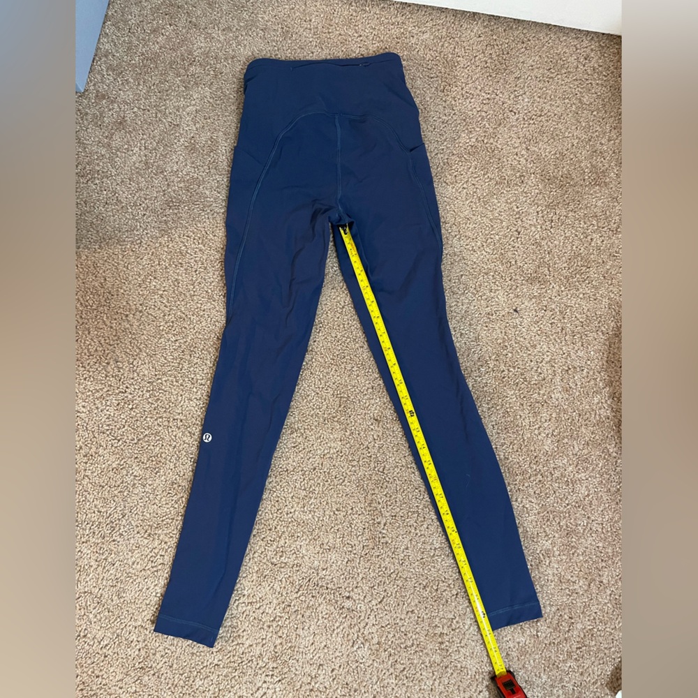Lululemon navy blue teal legging